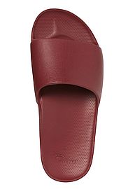 Archies Arch Support Slide Sandals Sangria Red